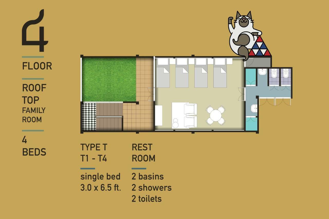 Siam Colors Hostel Банкок Екстериор снимка