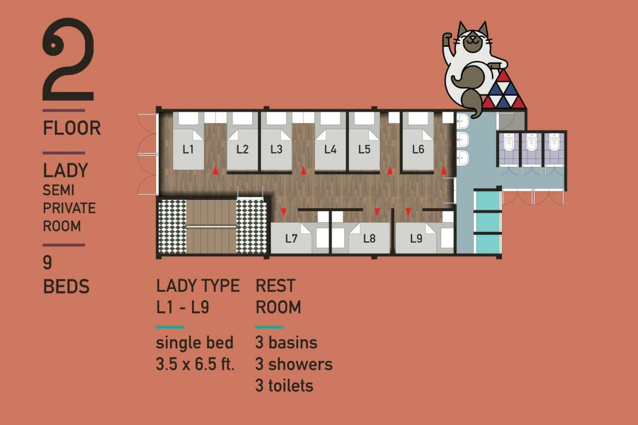 Siam Colors Hostel Банкок Екстериор снимка